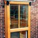 Timber Frame Bay Window with Leaded Glass 
